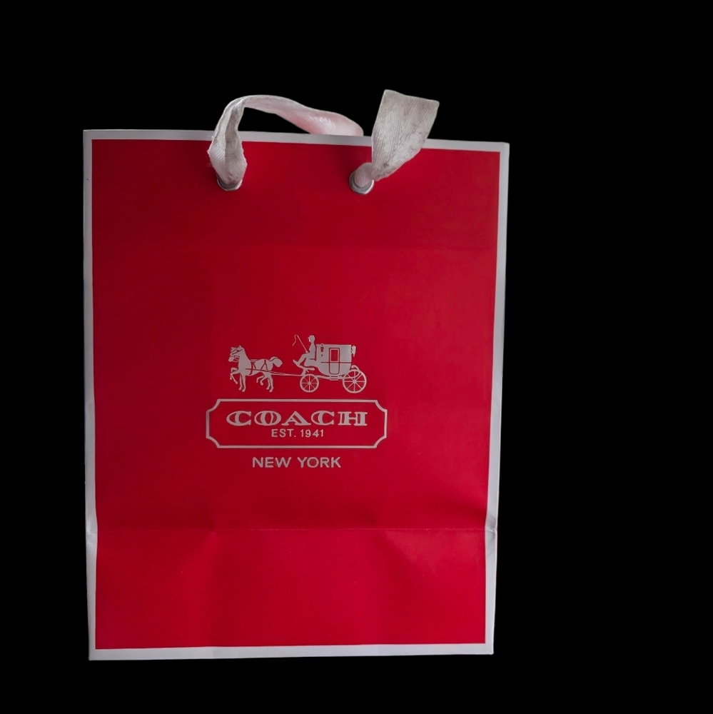 Coach Red Shopping Bag, New York, 2012